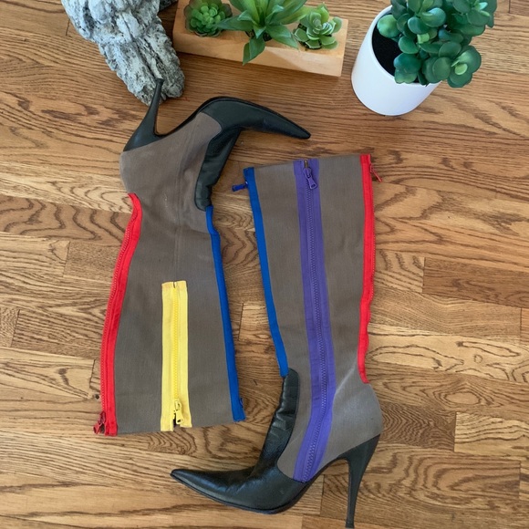Runway Unique Vintage Dolce & Gabbana D&G Boots